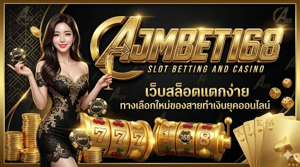 ajmbet168 เว็บสล็อตแตกง่าย ทางเลือกใหม่ของสายทำเงินยุคออนไลน์